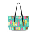 Ice Cream PU Leather Tote Bag Large One Size Leather Tote Bag-Large Printed Offshore