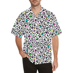 Animal Print In Colour - Mens Hawaiian Shirt
