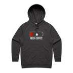Need Coffee - Womens Hoodie Coal Womens Hoodie Coffee Printed In Australia