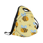 Bright Bees - Neoprene Lunch Bag Neoprene Lunch Bag Printed Offshore