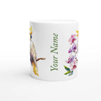 Personalise - Cockatoo, Australian Birds - White 11oz Ceramic Mug Personalised 11oz Mug