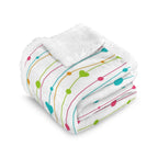 Heart Lines - Double-Layer Fleece Blanket 51"x59"