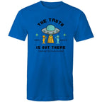 The Truth Is Out There, UFO - Mens T-shirt Bright Royal Mens T-shirt Printed In Australia Sci Fi