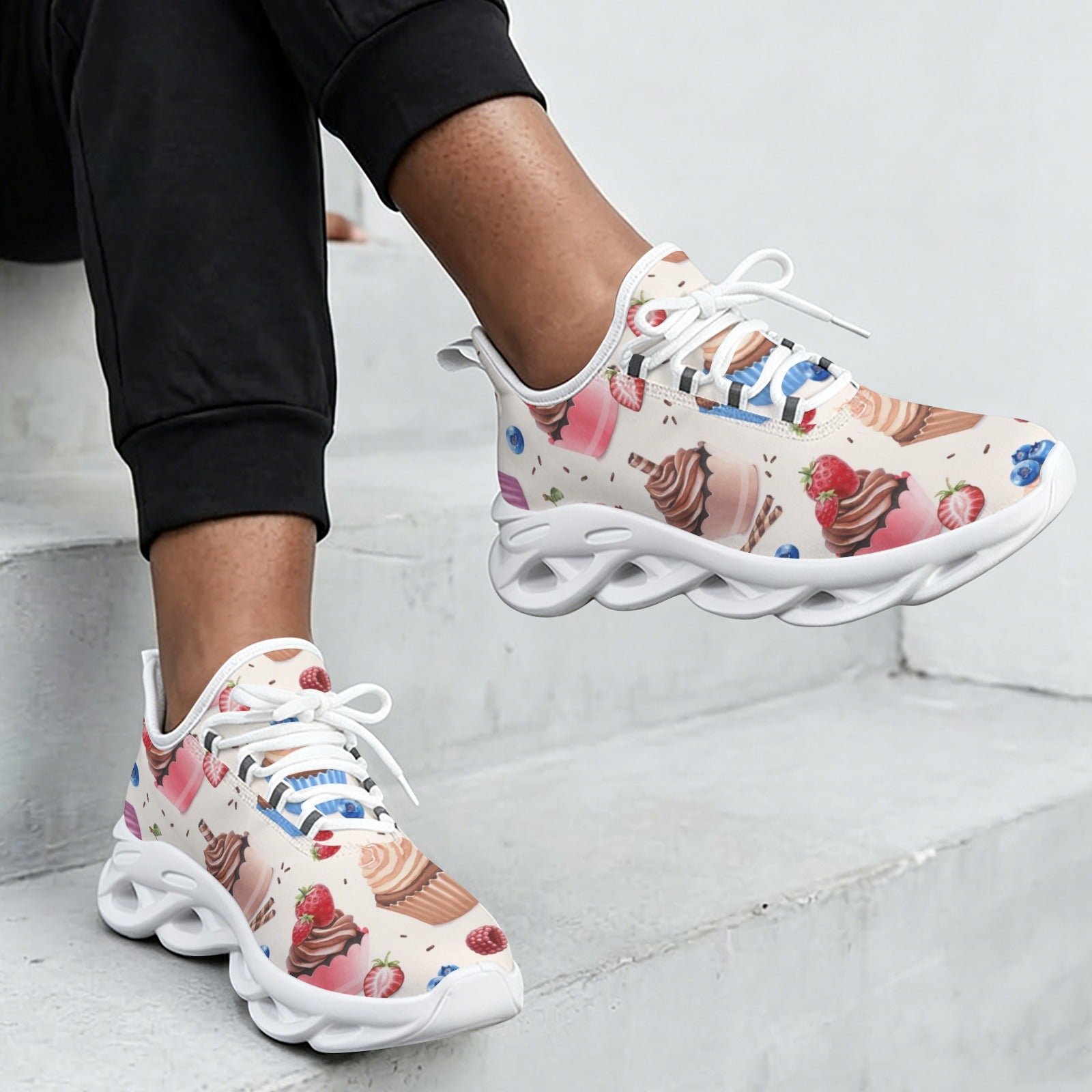 Cupcakes Women's Twisted Sole Sneakers