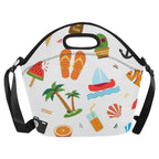 Beach Time - Neoprene Lunch Bag Neoprene Lunch Bag Printed Offshore