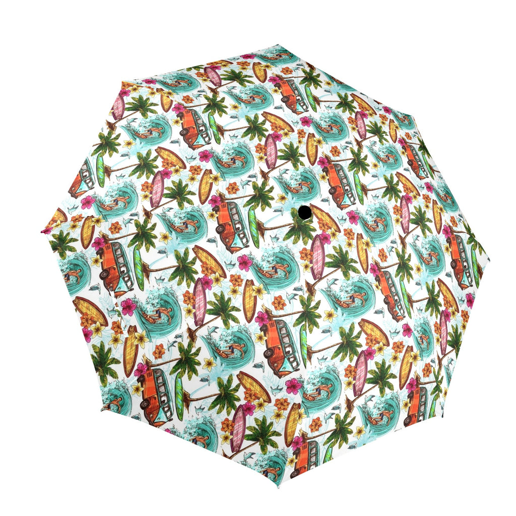 Surfing Safari Umbrella One Size Umbrella Printed Offshore Surf