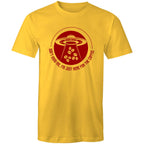 I'm Just Here For The Coffee, UFO - Mens T-Shirt Yellow Mens T-shirt Coffee Printed In Australia Sci Fi