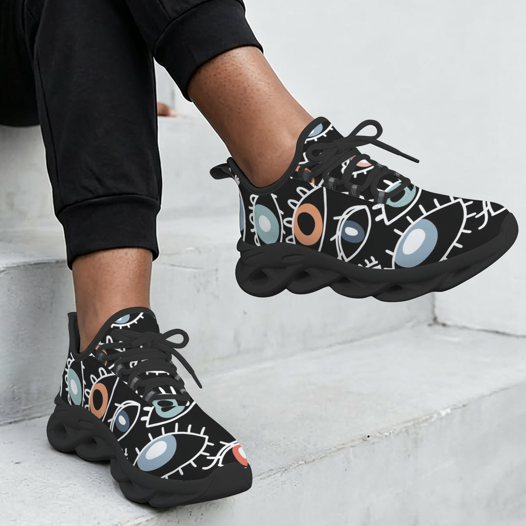 Eyes On Black Women's Twisted Sole Sneakers