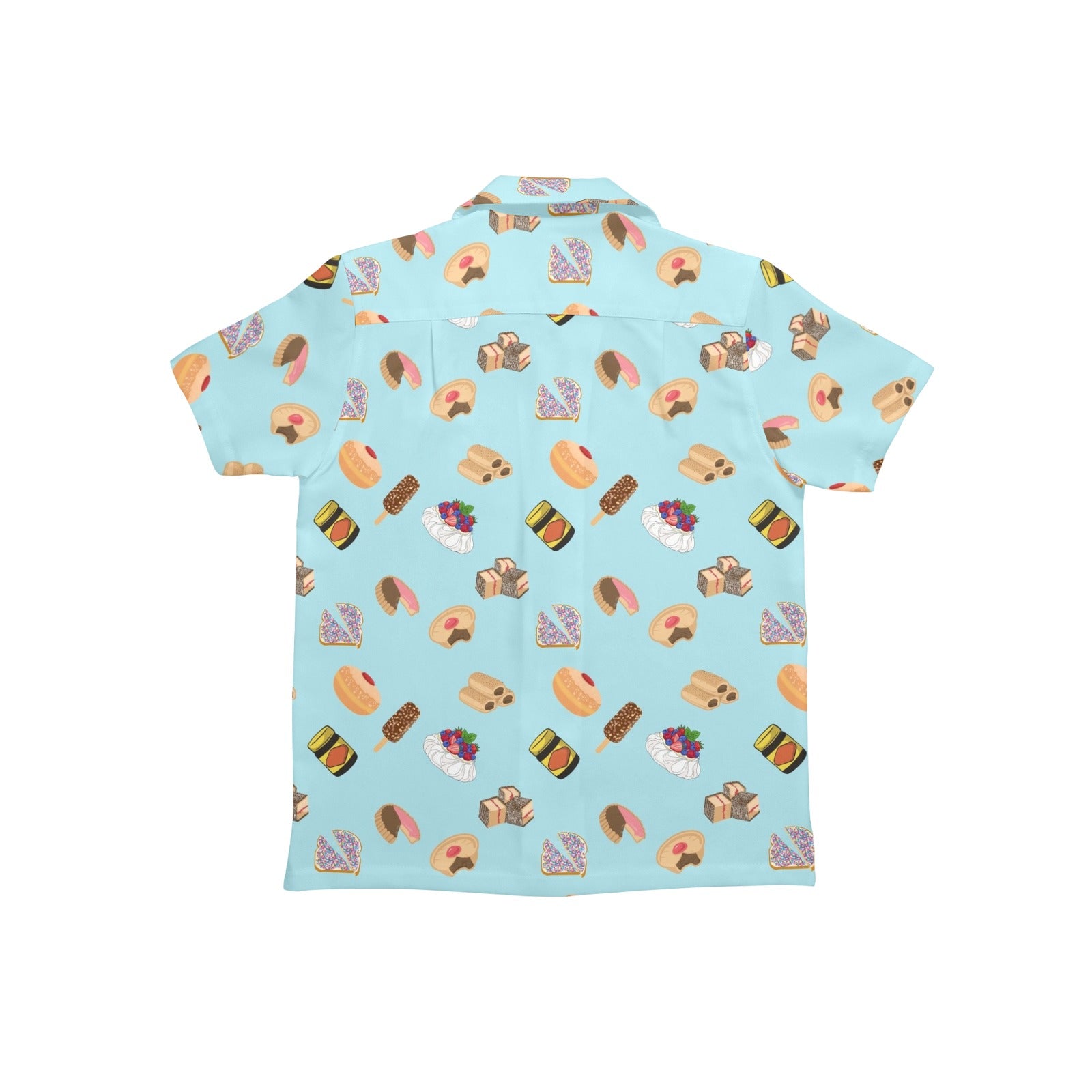 Classic Aussie Food Icons Junior Kids Hawaiian Shirt