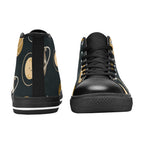 Planets Women's High Top Canvas Shoes Womens Classic High Top Shoes Printed Offshore Space