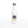 Music Moves Me White 17oz Stainless Steel Water Bottle Default Title White Water Bottle Globally Fulfilled Music