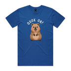 Quokka, Quok On Men's AS Colour T-shirt Bright Royal Mens T-shirt animal Printed In Australia