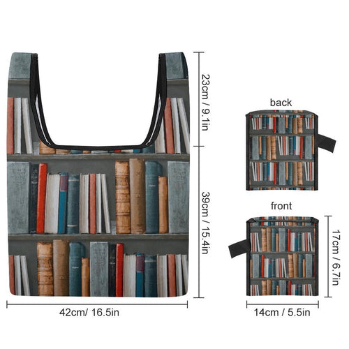 Books - Collapsible Shopping Bag