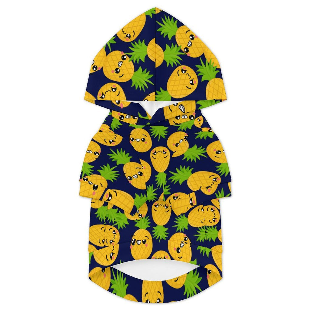 Cool Pineapples Pet Hoodie (Large Size)