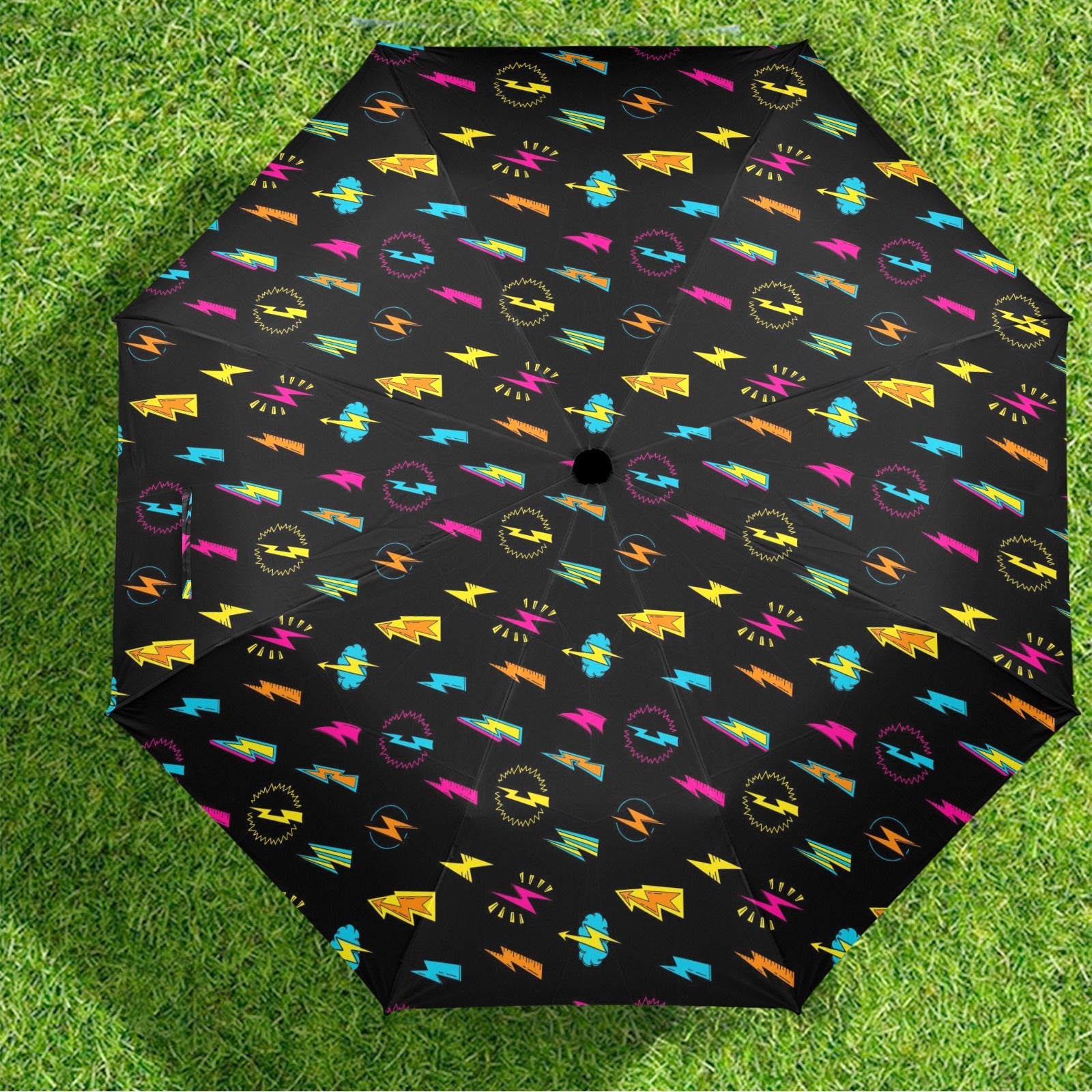 Fun Lightning - Semi-Automatic Foldable Umbrella (Model U12) Semi-Automatic Foldable Umbrella (U12)