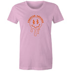 Forever Anxious - Womens T-shirt Pink Womens T-shirt Printed In Australia