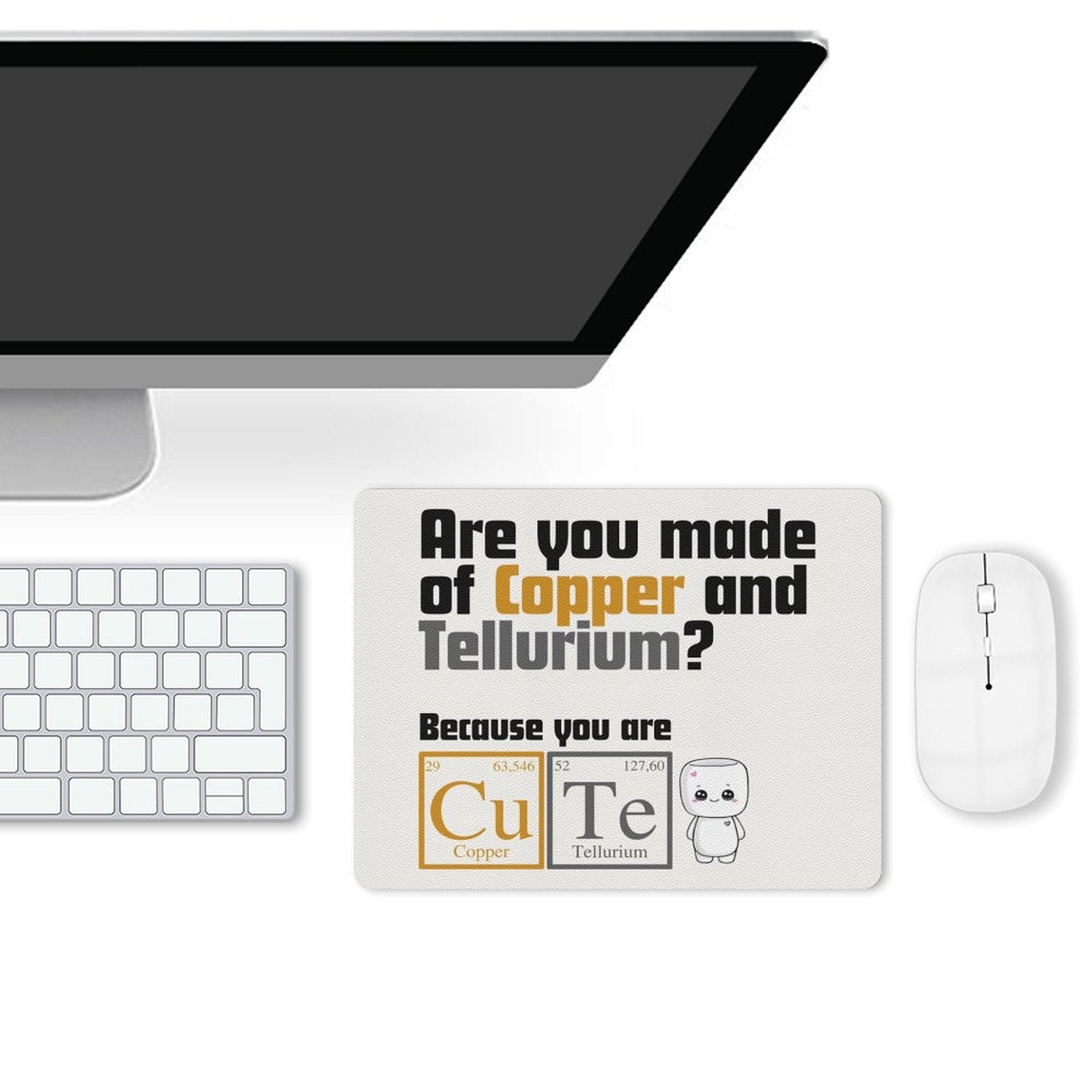 Cute Periodic Table Leather Mouse Pad Leather Mouse Pad Printed Offshore Science