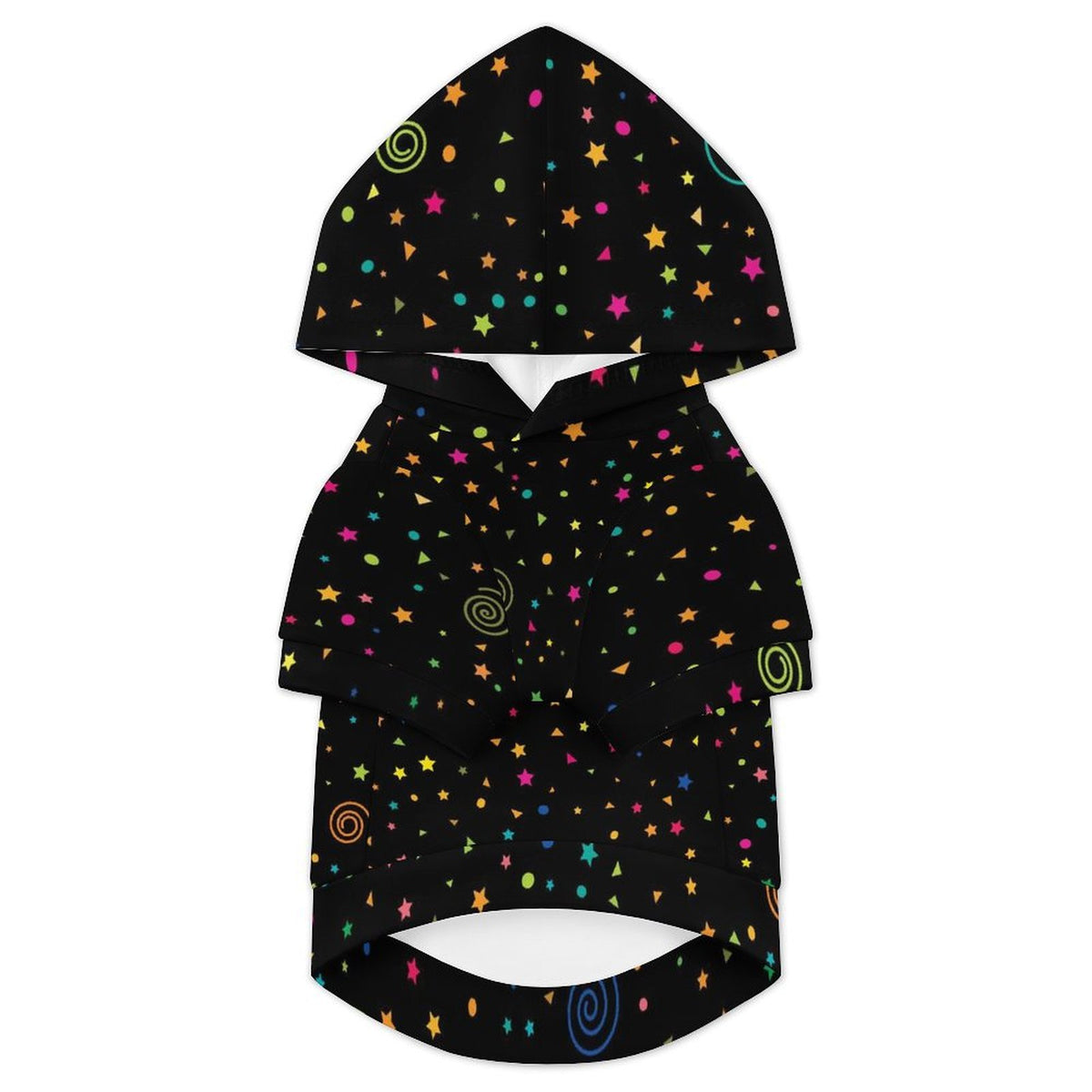 Stars And Swirls Pet Hoodie (Large Size)
