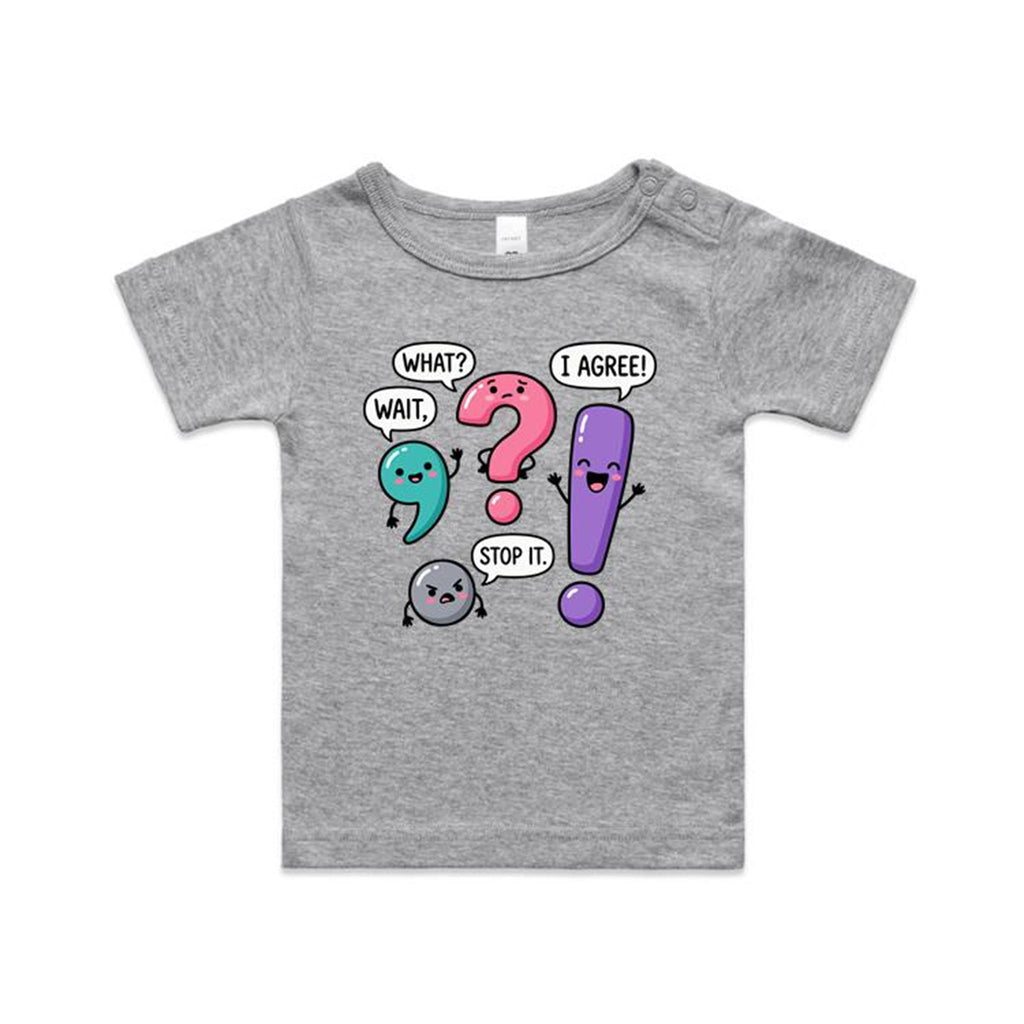 Funny Punctuation AS Colour Baby T-shirt