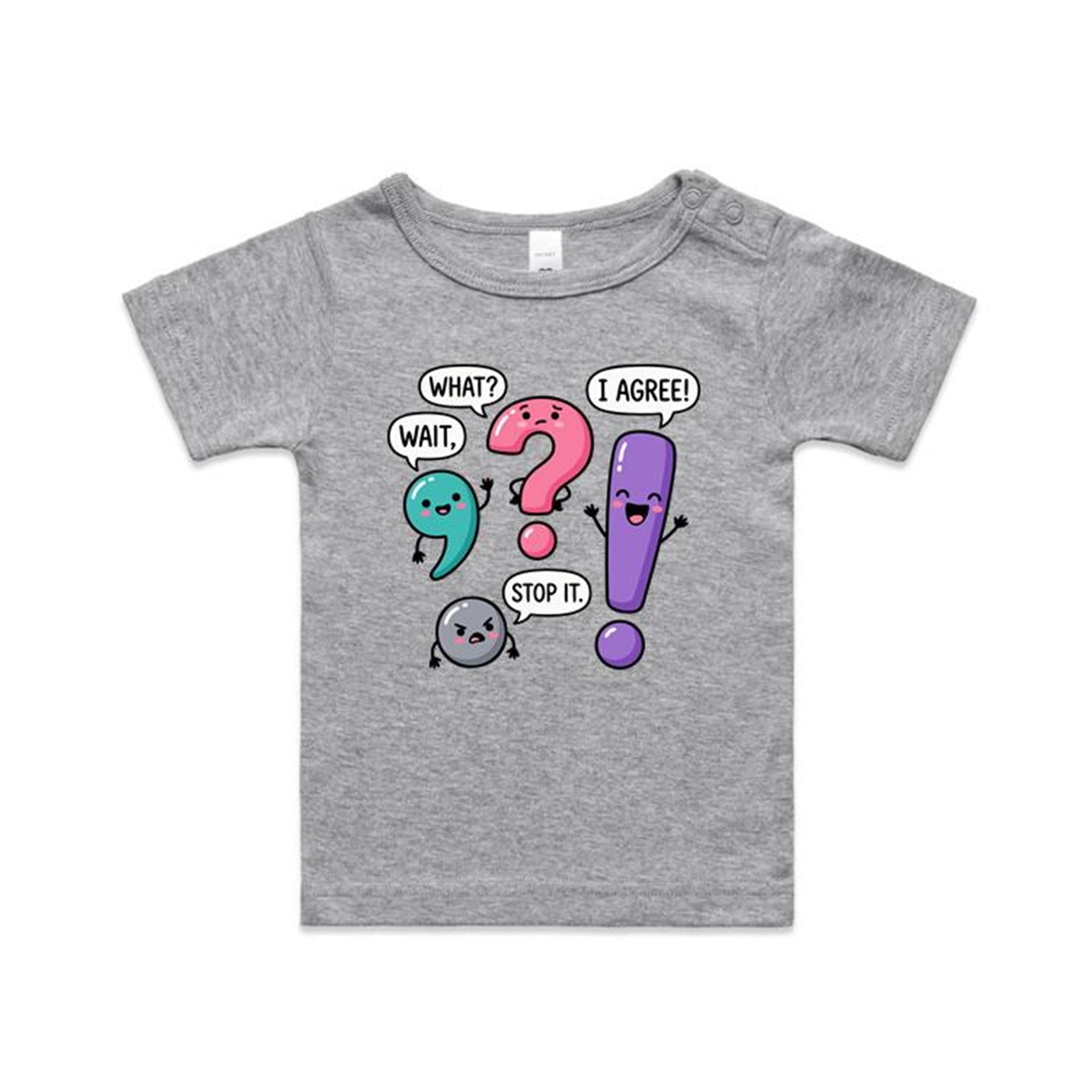 Funny Punctuation AS Colour Baby T-shirt