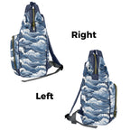Japanese Waves Multi-Function Backpack, Nappy / Diaper Bag Multi-function Backpack, Nappy / Diaper Bag Ocean Printed Offshore