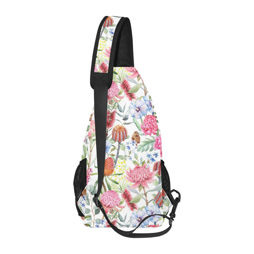 Australian Flowers - Chest Bag