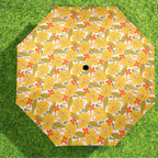 Trippy Floral Umbrella Umbrella Plants Printed Offshore