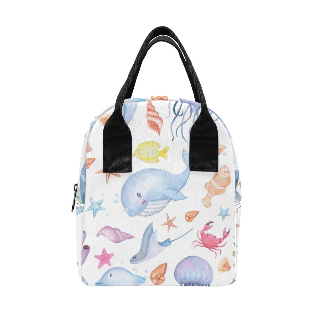 Under The Sea - Zipper Lunch Bag One Size Zipper Lunch Bag Printed Offshore