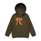 Pi Pizza - Kids Hoodie Army Kids Hoodie Printed In Australia