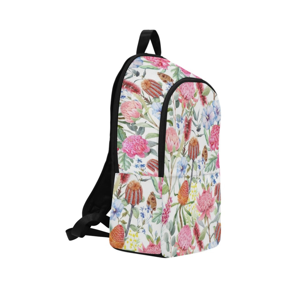 Australian Flowers - Fabric Backpack