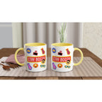 Personalised - Stay Bossy, Boss Mug - White 11oz Ceramic Mug with Colour Inside Personalised Mug Customise Funny Personalise