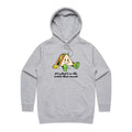 It's What's On The Inside That Counts, Sandwich Women's AS Colour Hoodie Grey Marle Womens Hoodie Food Positivity Printed In Australia