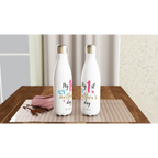 Personalised - My First Mother's Day - White 17oz Stainless Steel Water Bottle Personalised Water Bottle