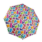 Graphic 80's Umbrella One Size Umbrella Printed Offshore Retro