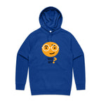 Why Not? - Mens Hoodie Bright Royal Mens Hoodie Printed In Australia