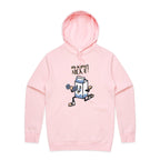 Life Is Short, Milk It - Mens Hoodie Pink Mens Hoodie Fitness Printed In Australia