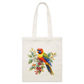 Lorikeet, Australian Birds Parcel Canvas Tote Bag Default Title Small Tote Bag animal Birds Printed In Australia
