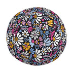 Graphic Flowers On Black Kids Bucket Hat Kids Bucket Hat Plants Printed Offshore