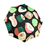 Happy Sushi - Semi-Automatic Foldable Umbrella (Model U12) One Size Semi-Automatic Foldable Umbrella (U12)