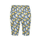 Lemon Seagull Women's Bike Shorts With Side Pockets