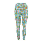 Summer Surf Women's High Waist Pockets Yoga Leggings Women's High Waist Pockets Yoga Leggings Printed Offshore Surf