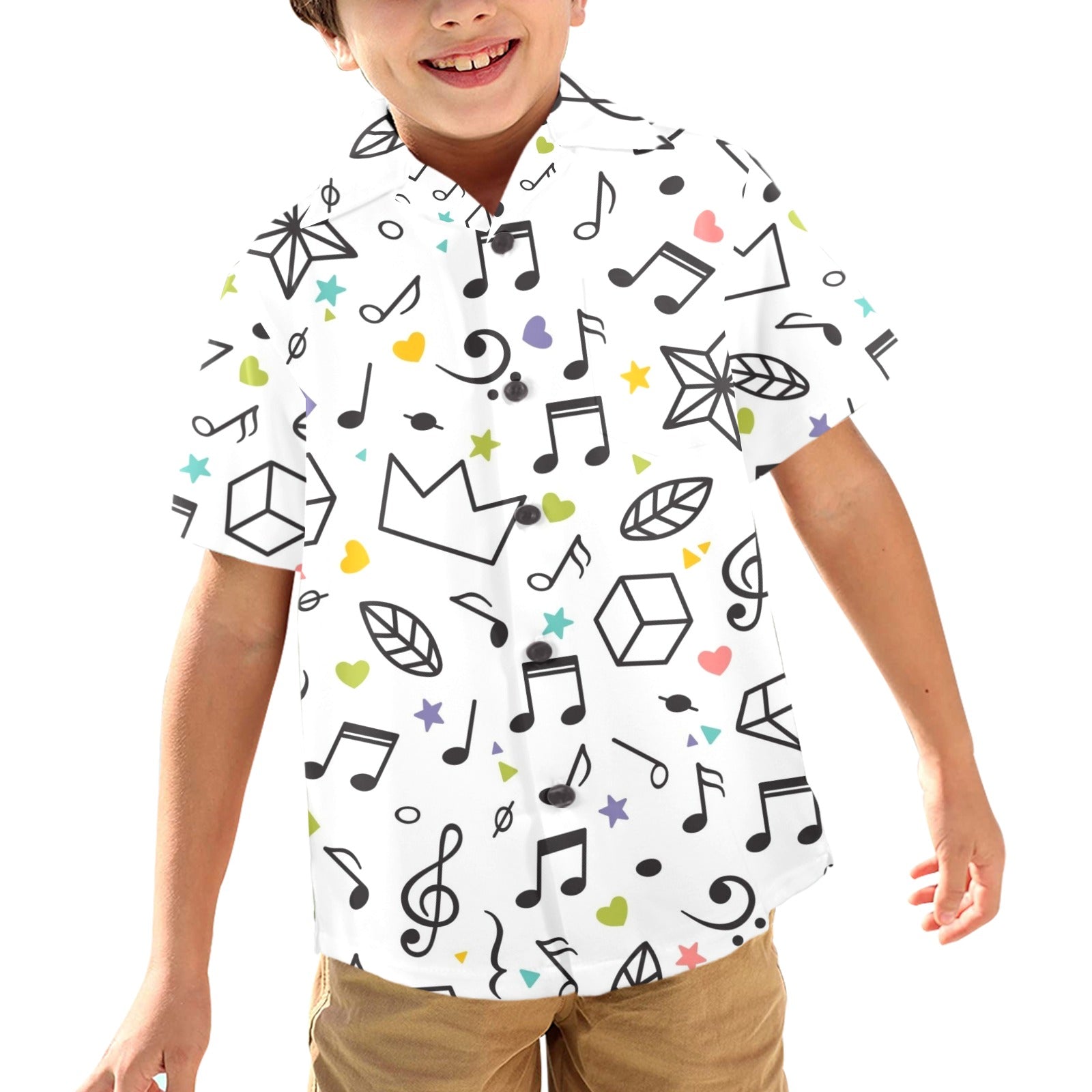Music Time - Junior Kids Hawaiian Shirt