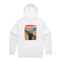 Alien Scream Men's AS Colour Hoodie White Mens Hoodie Printed In Australia Sci Fi