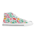 Under The Sea - Kids High Top Canvas Shoes