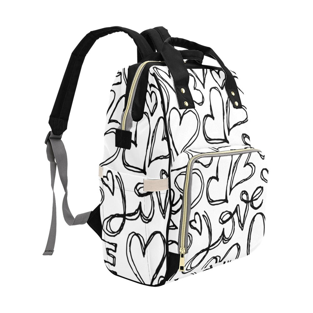 Love - Multi-Function Backpack, Nappy / Diaper Bag