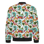 Surfing Safari Men's Casual Zip‑Up Bomber Jacket