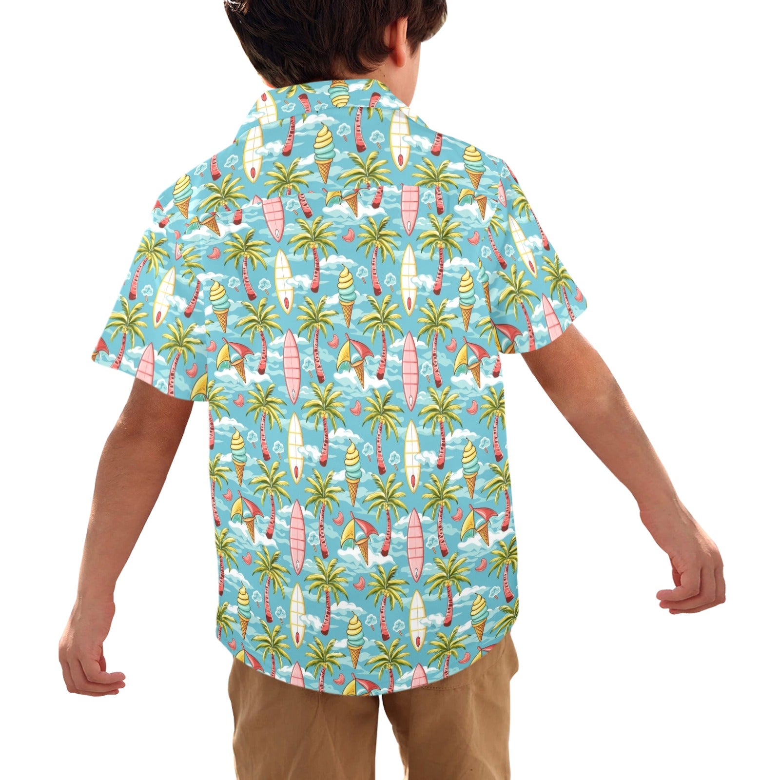 Summer Surf Junior Kids Hawaiian Shirt
