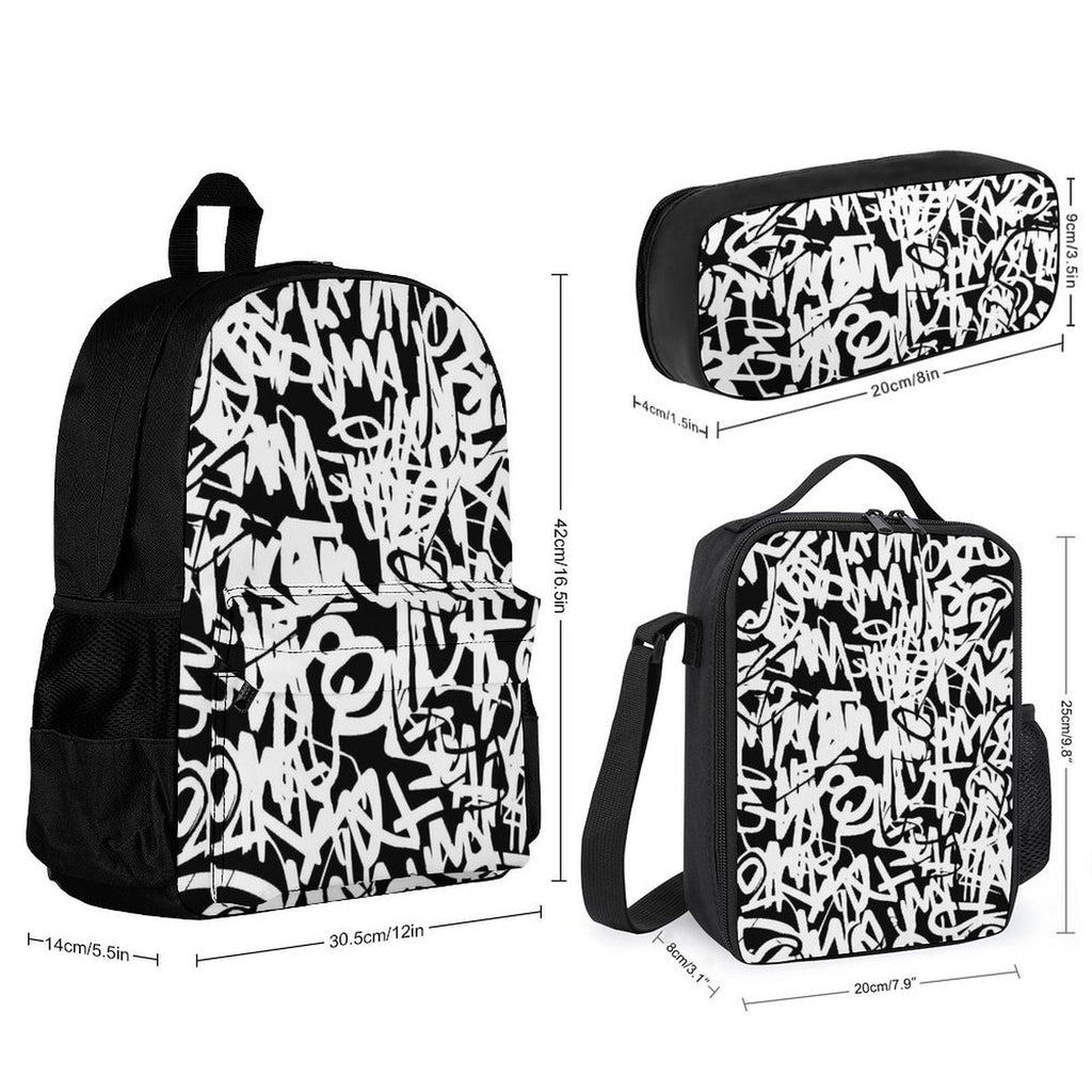 Graffiti - Three Piece Backpack Set