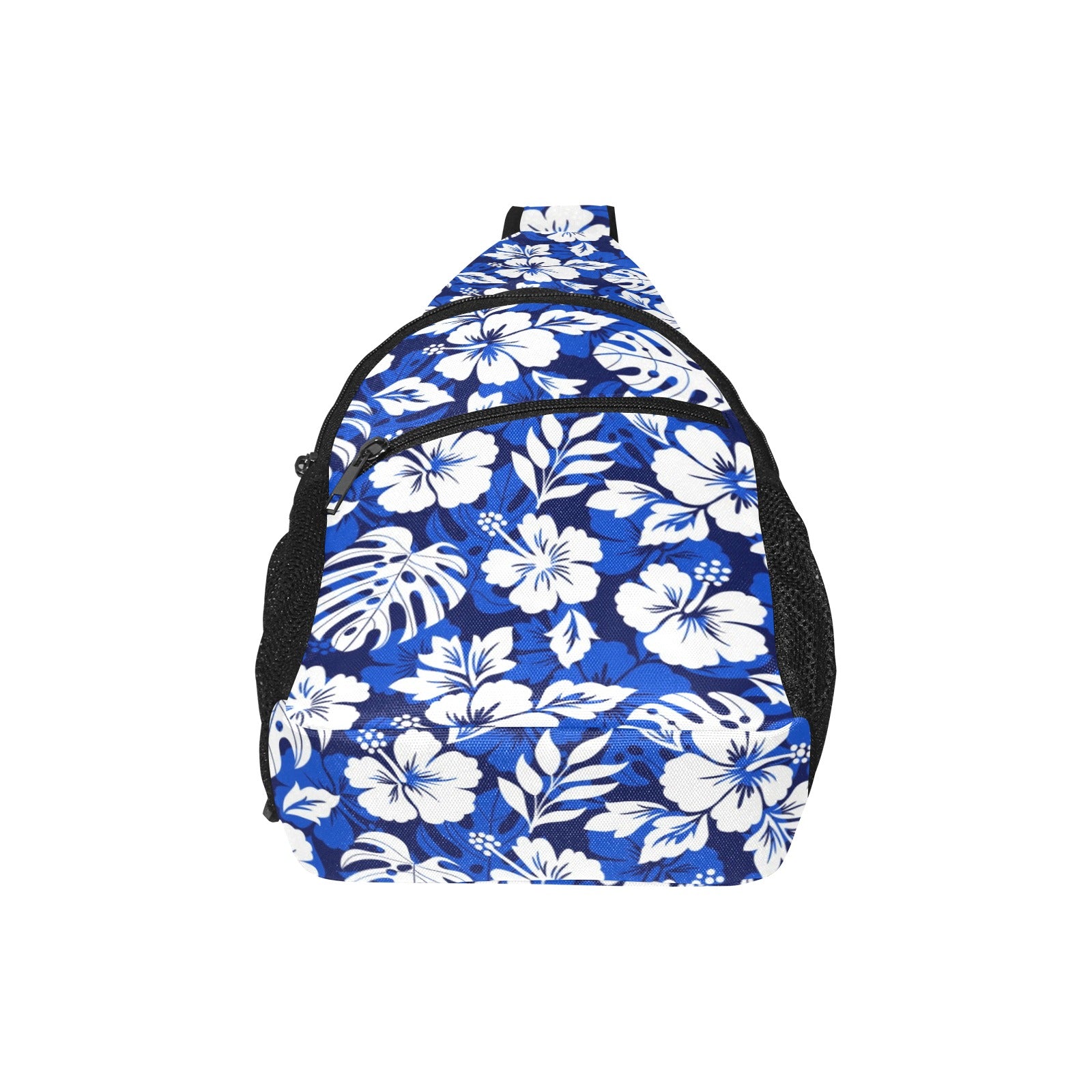 Blue Hawaiian Floral - Chest Bag