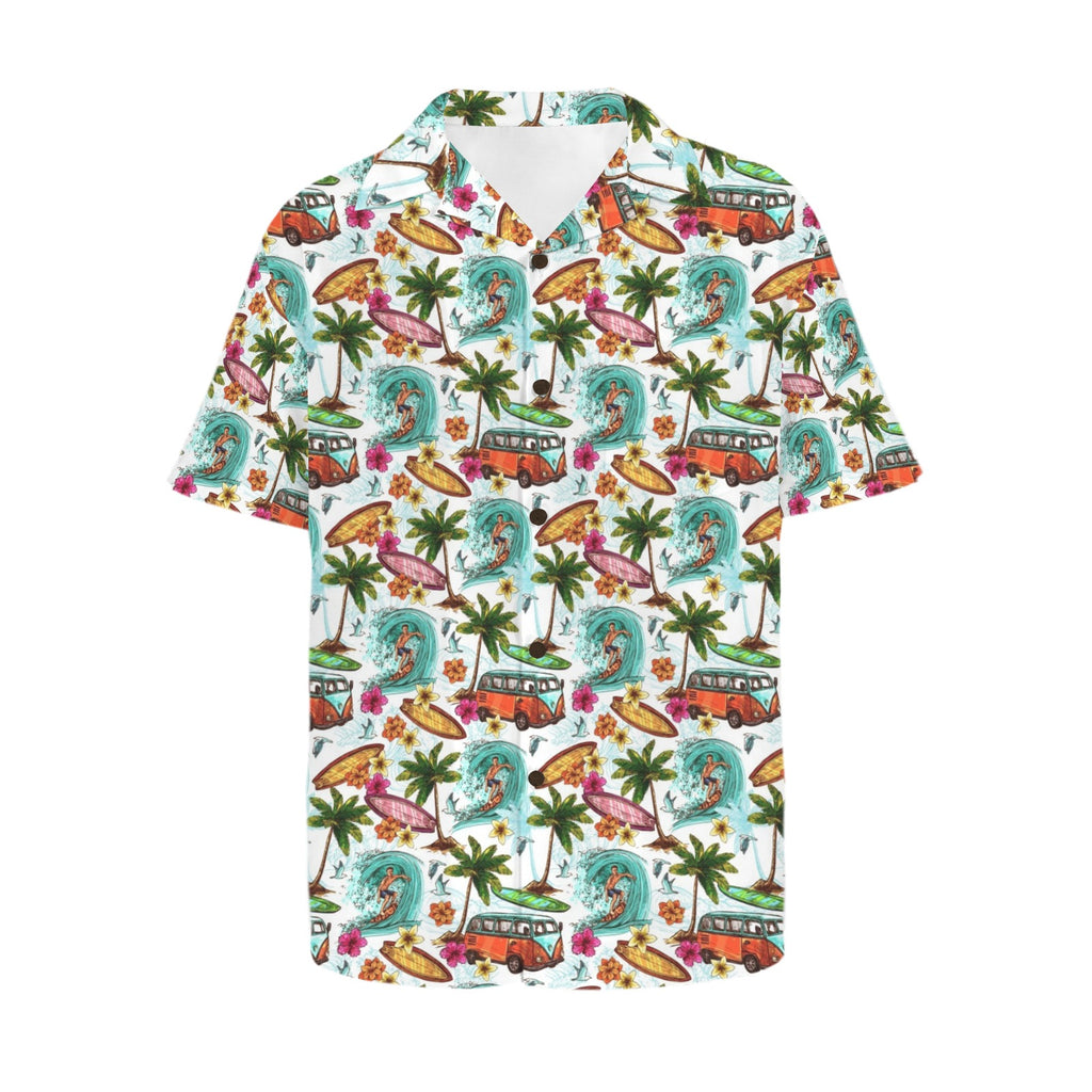 Surfing Safari Men's Hawaiian Shirt